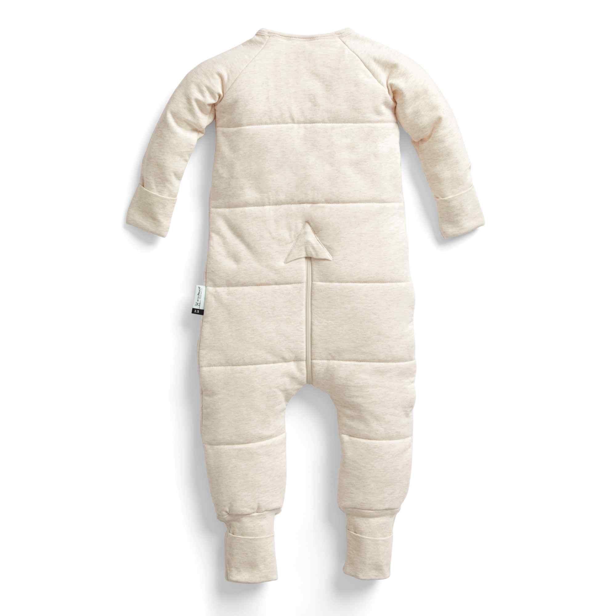 Sleep Onesies TOG: 2.5 Size: 6-12 Months Colour: Oatmeal Marle