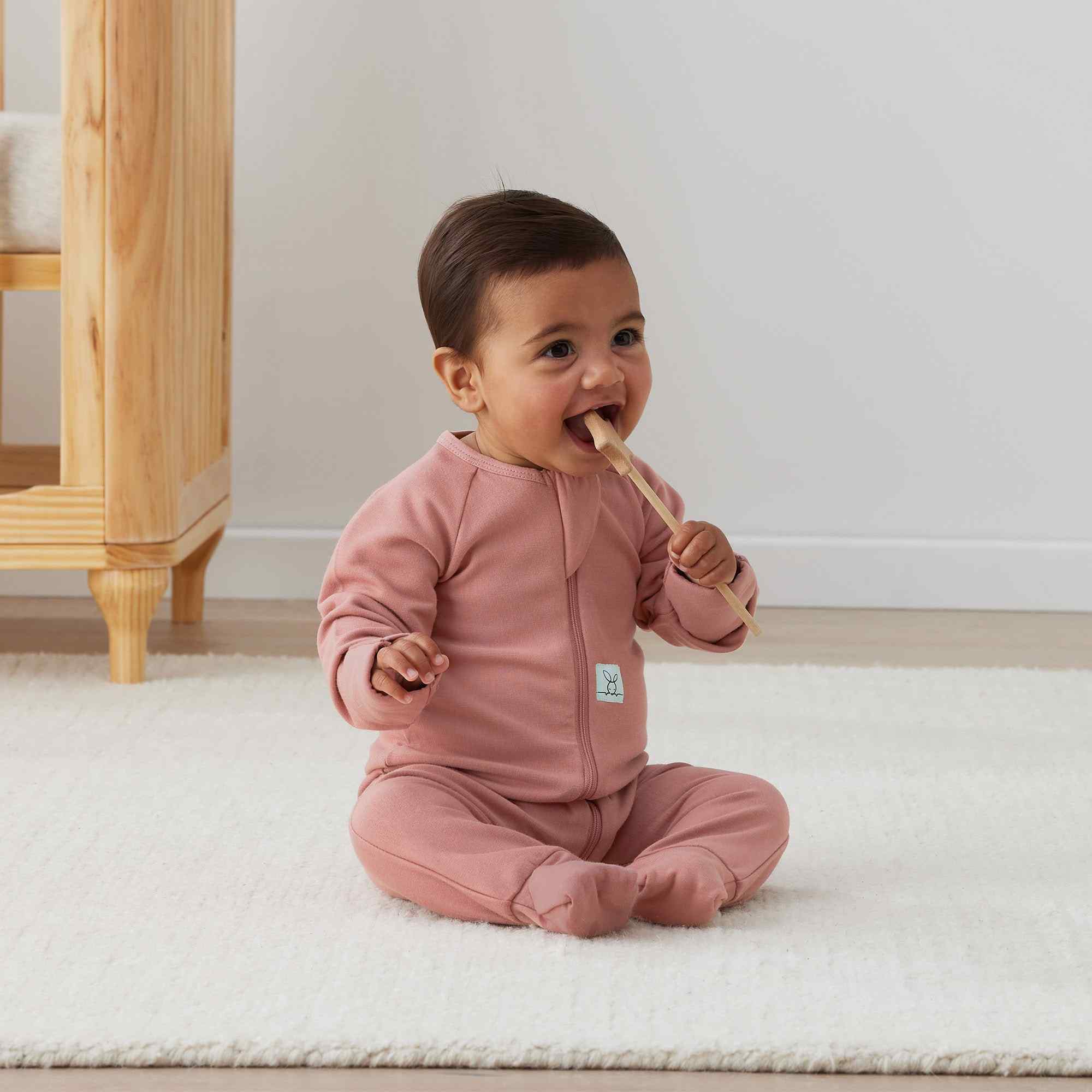 Layers Long Sleeve TOG: 1.0 Size: 1 Year Colour: Rose