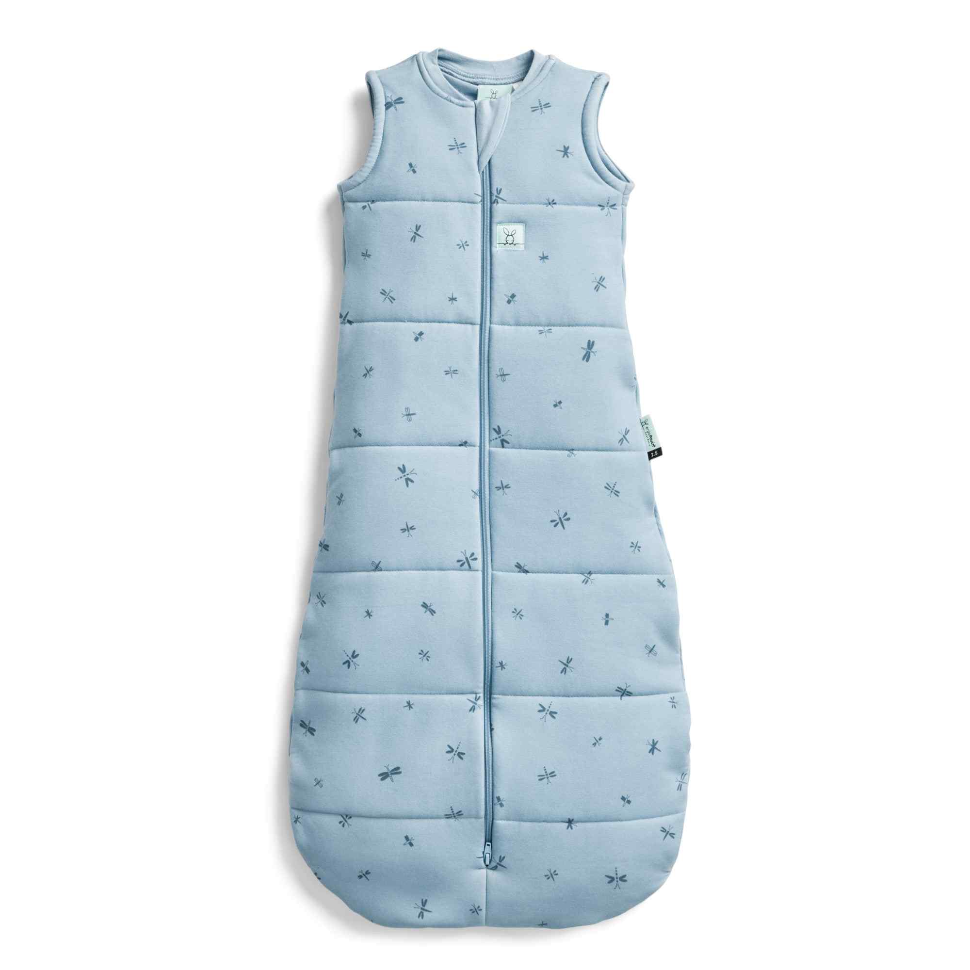 Jersey Sleeping Bag TOG: 2.5 Size: 3-12 Months Colour: Dragonflies
