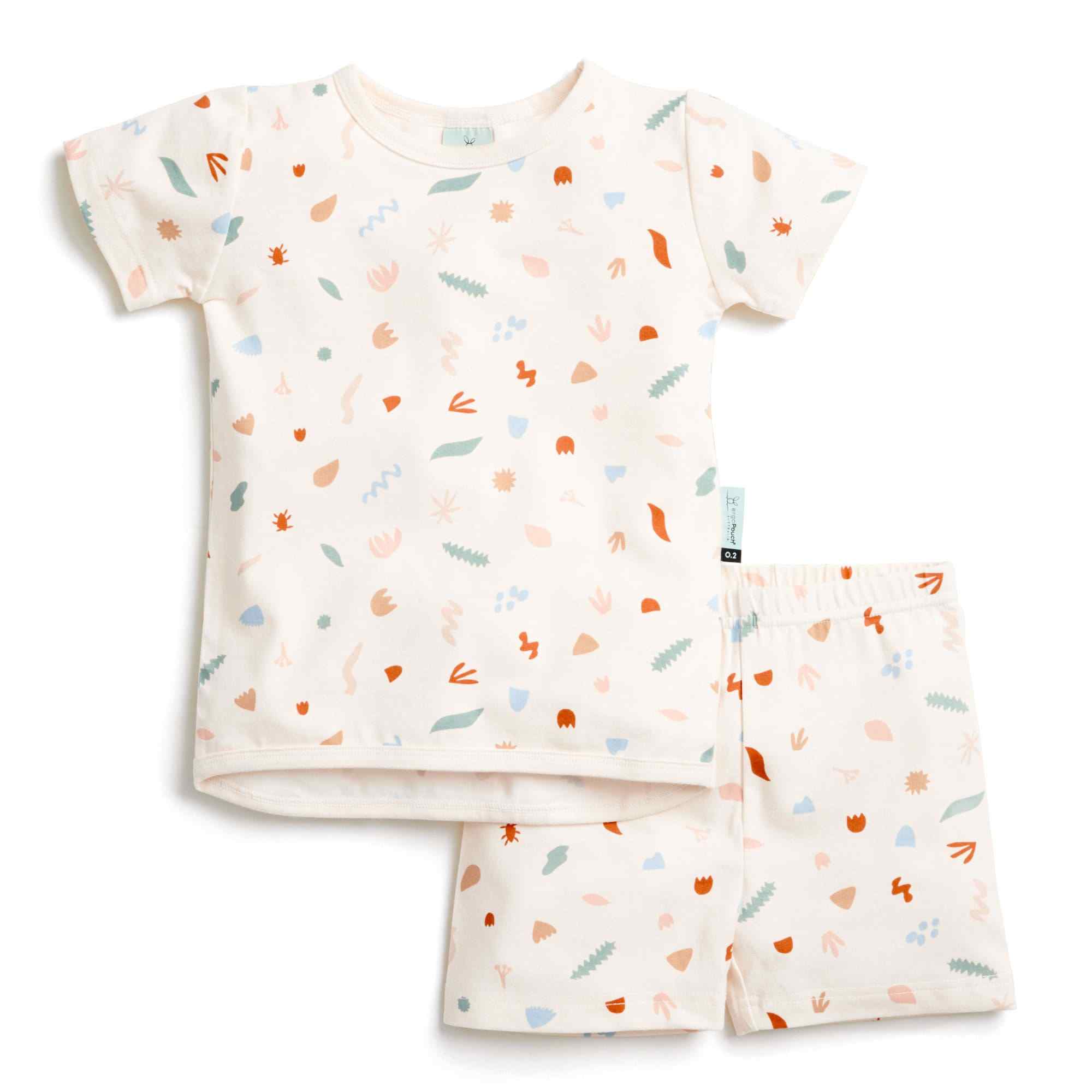 Pyjamas : 2 Piece set Short Sleeve TOG: 0.2 Size: 4 Years Colour: Desert Bloom