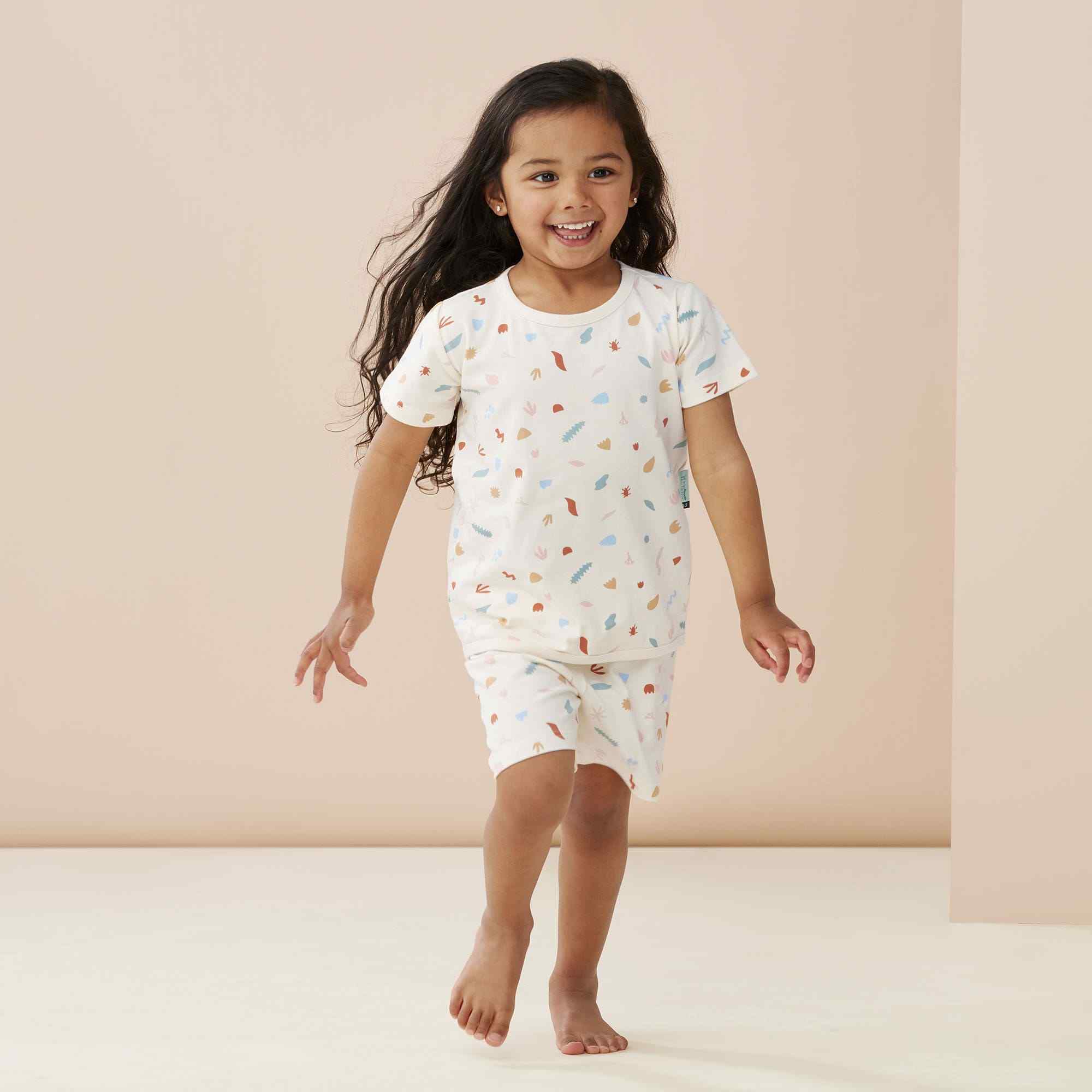 Pyjamas : 2 Piece set Short Sleeve TOG: 0.2 Size: 5 Years Colour: Desert Bloom