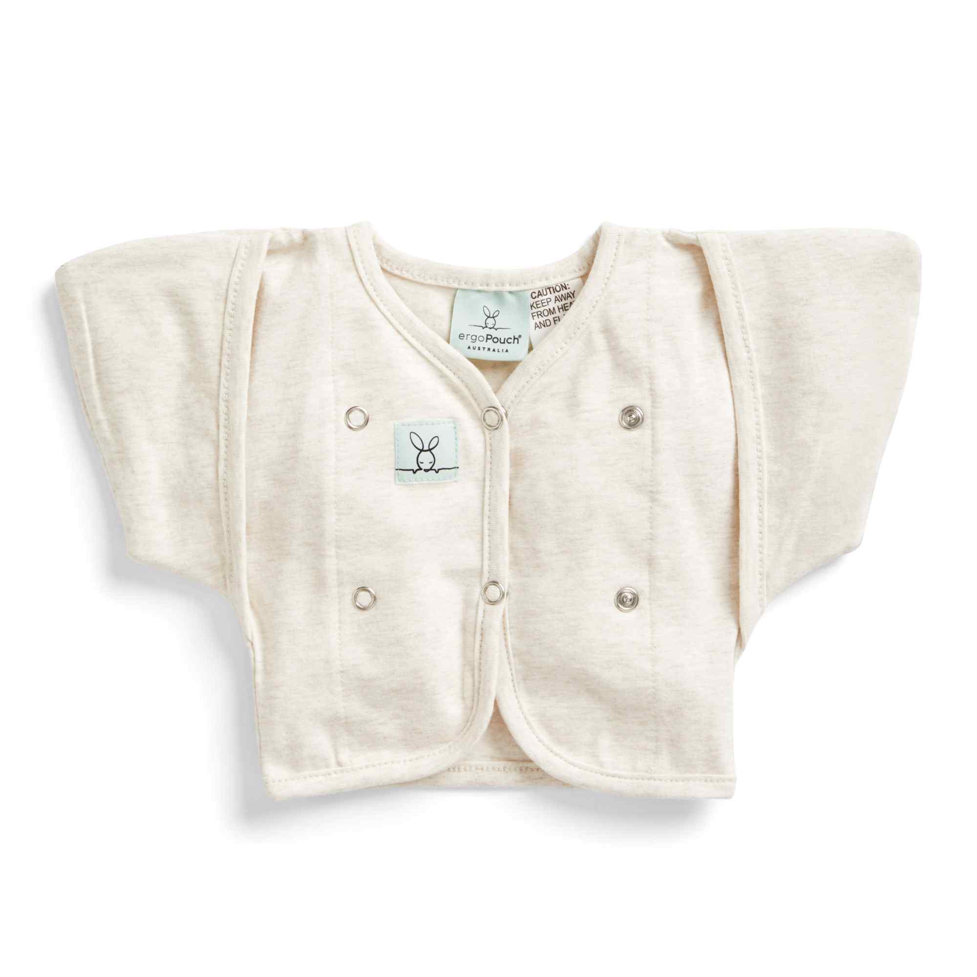 Butterfly Cardi TOG: 0.2 Months: 2-6 Months Colour: Oatmeal Marle