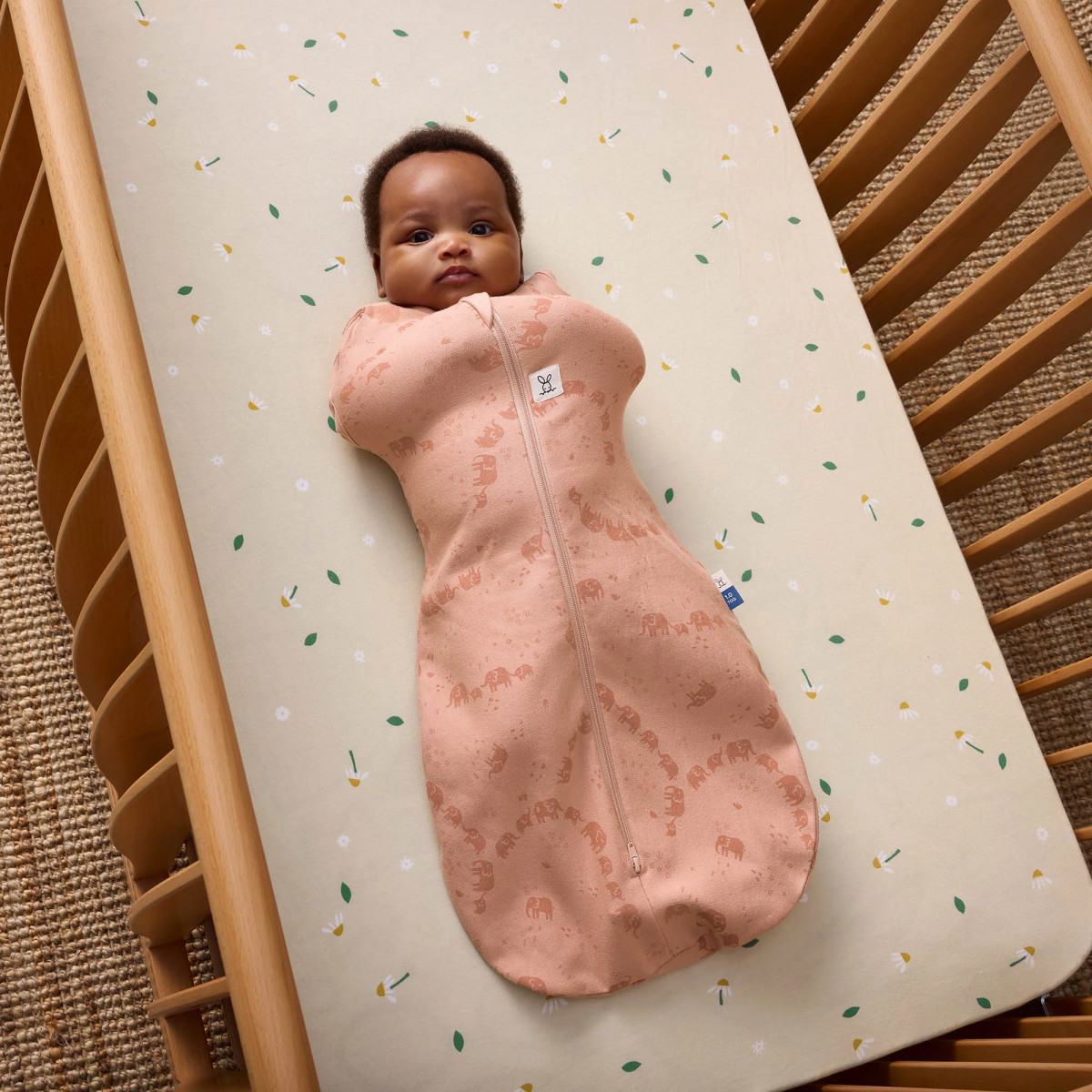 Cocoon Swaddle Bag TOG: 0.2 Size: 3-6 Months  Colour: Elephant Parade