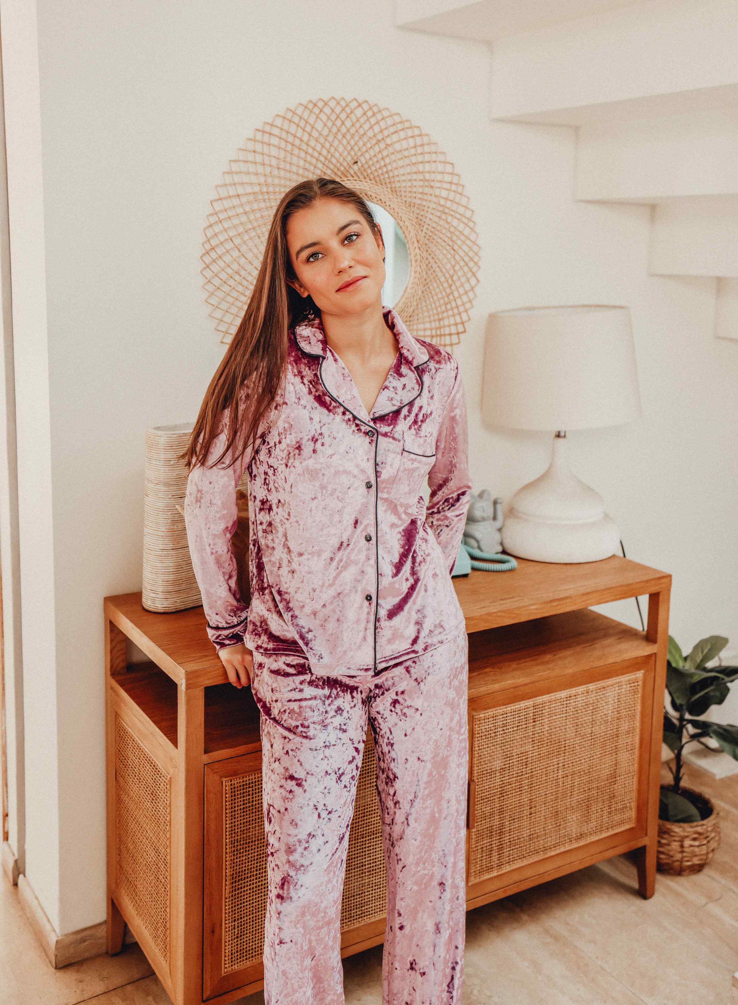 Velvet Purple Sleepwear S Igna del Real