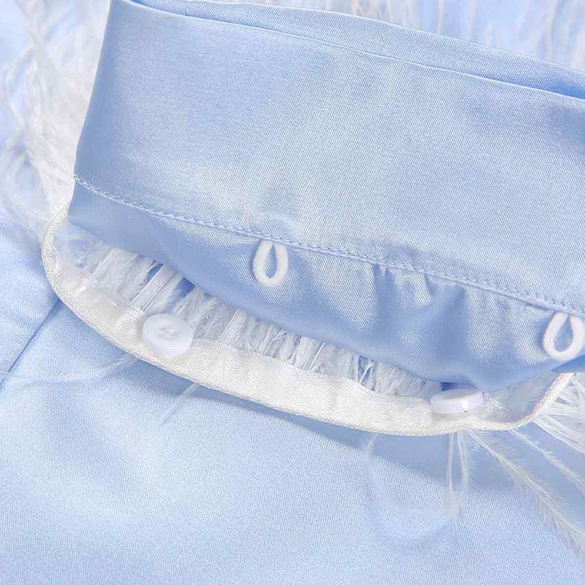 Pijama Corto Cielo Plumas Talla L