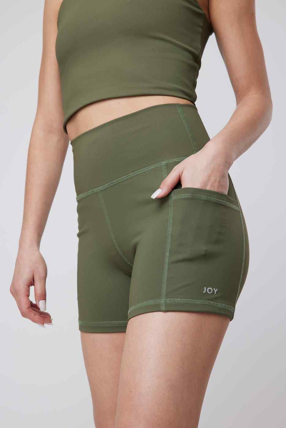 Biker Pocket Moss Green