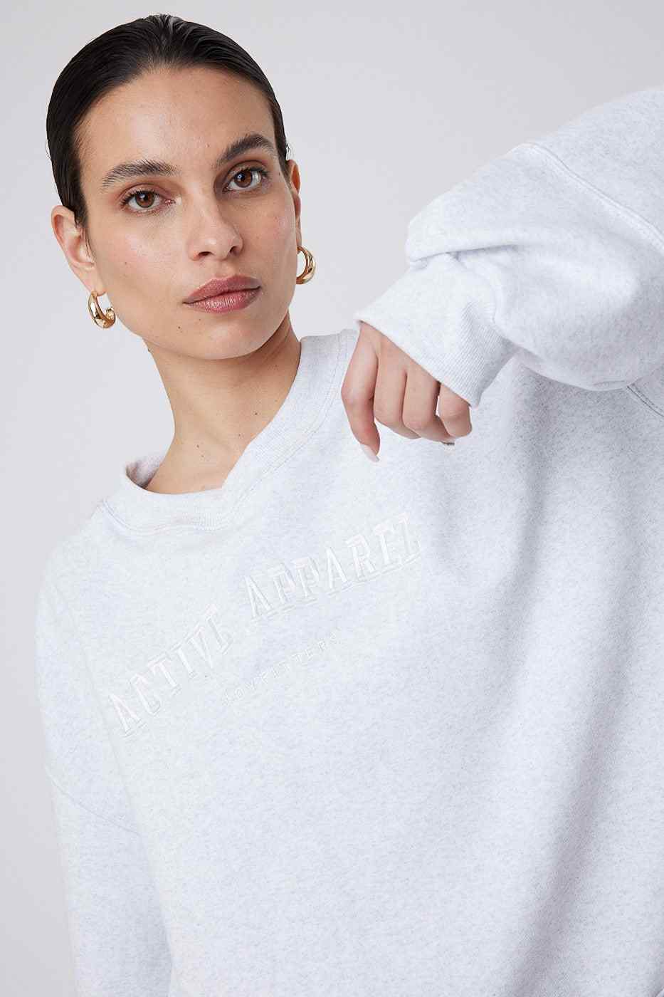 Sweatshirt White Grey