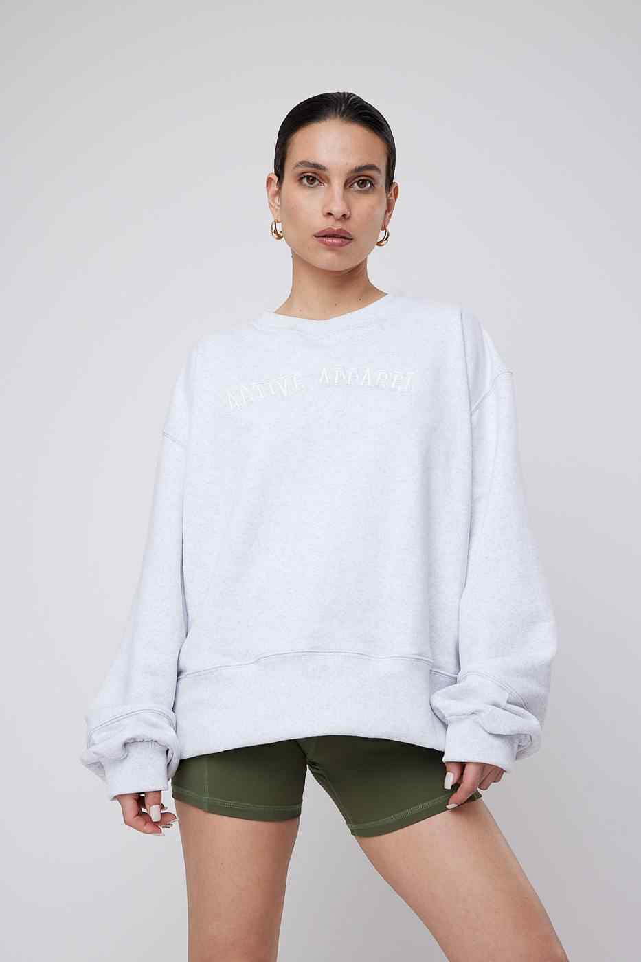 Sweatshirt White Grey