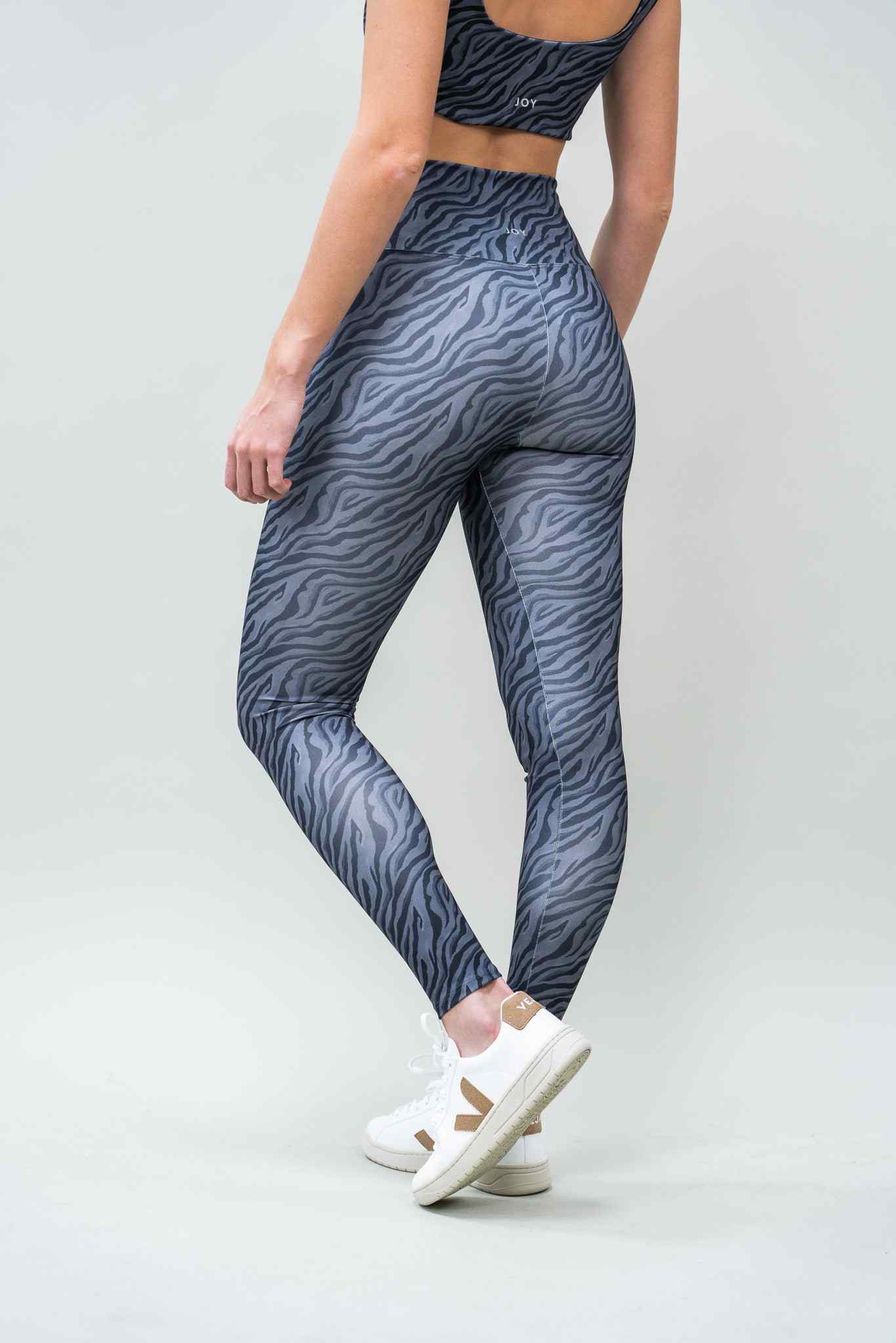 Legging Full HighRise Zebra Black