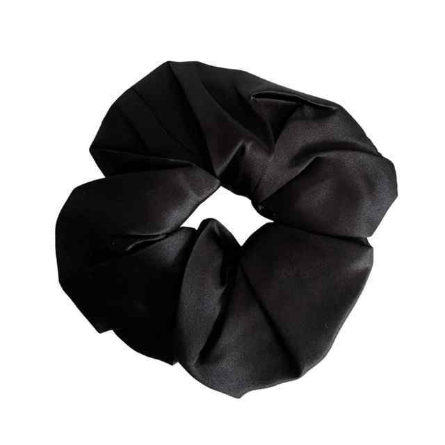 Scrunchie Colet Grande 100% seda negro