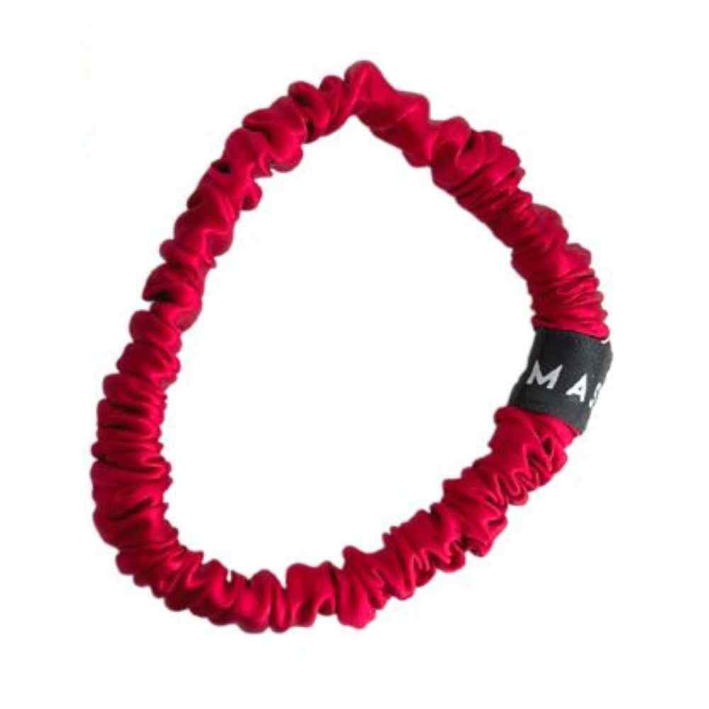 Scrunchie Seda Mulberry XS Rojo