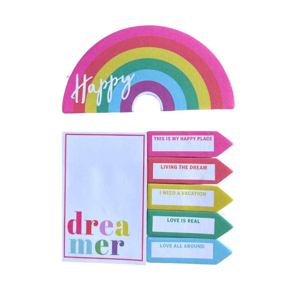 Set notas adhesivas post it Happy Dreamer (arcoiris)