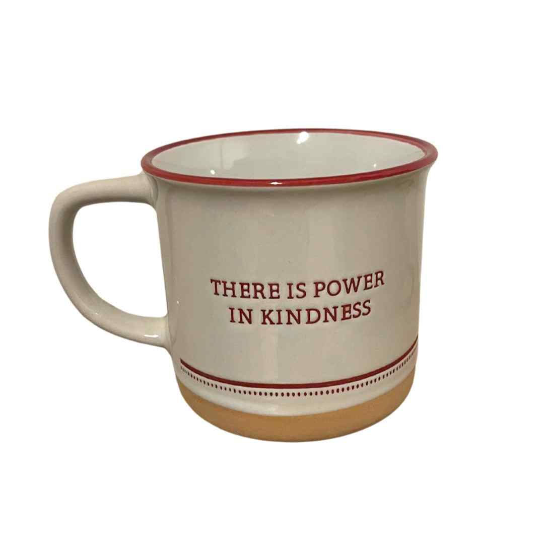 Tazón Grande artesanal con frase positiva There is power in kindness