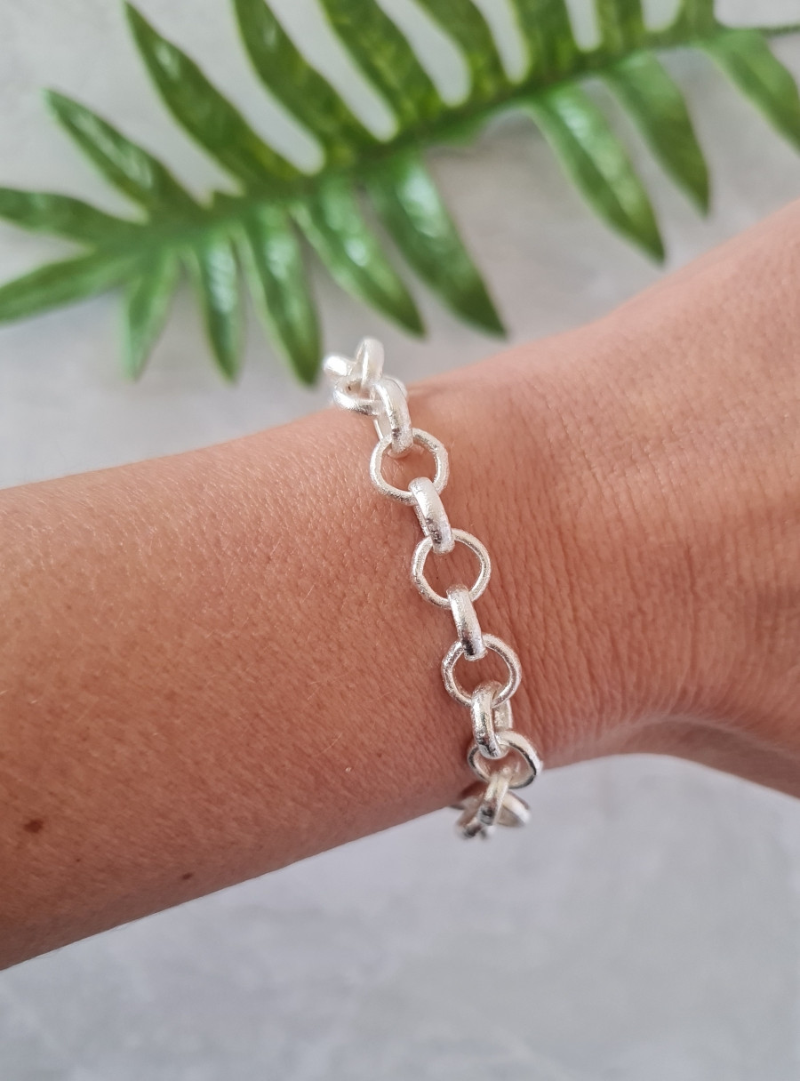 Pulsera Eternidad Plata XL