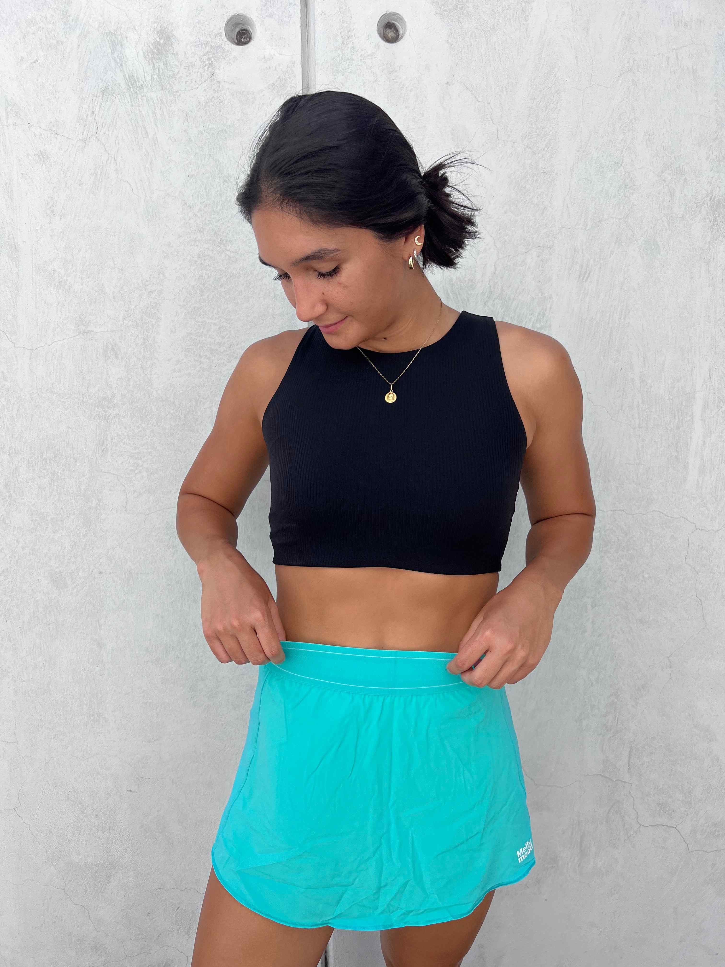 Falda deportiva jolie verde talla XS