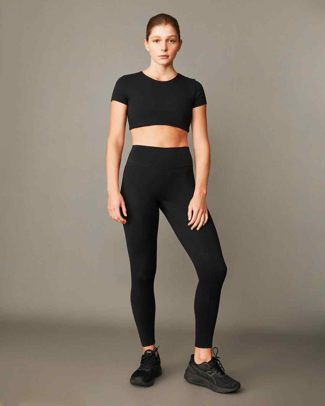 Leggings tobillero negro talla S