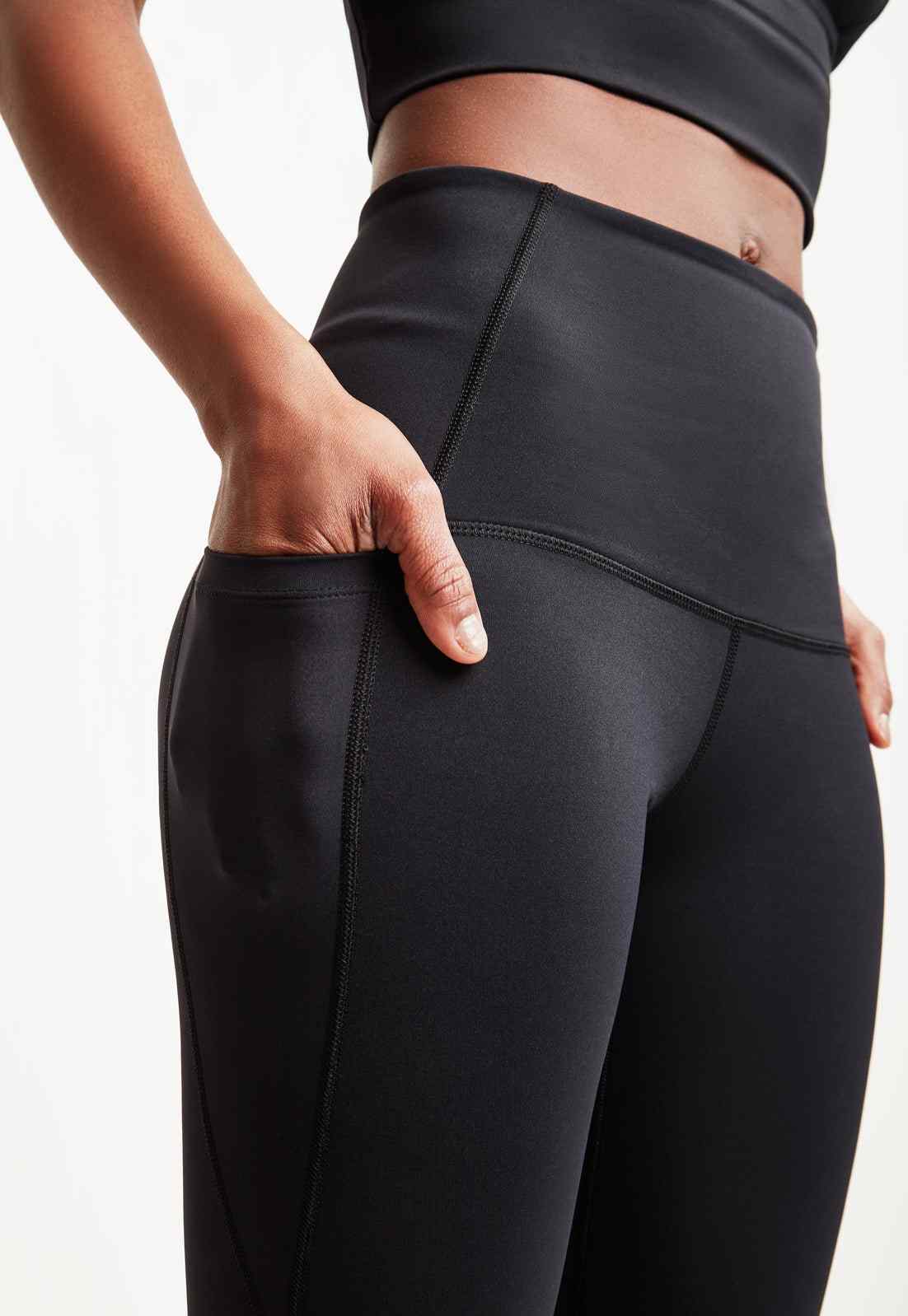 Leggings tobillero pocket negro talla S