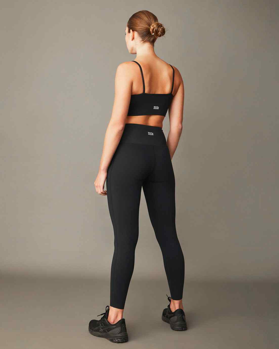 Leggings sin costuras negro talla XS