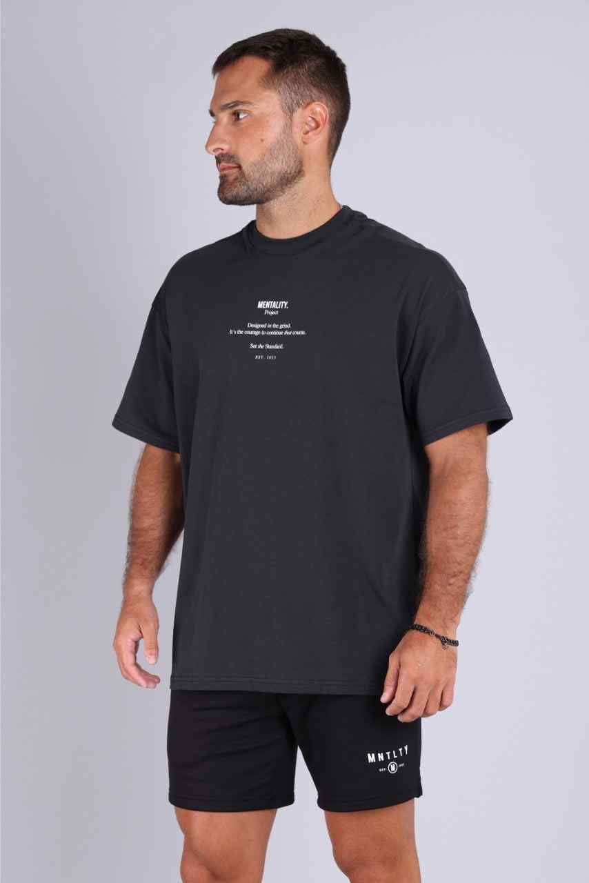 Statement Oversized Tee - Negra