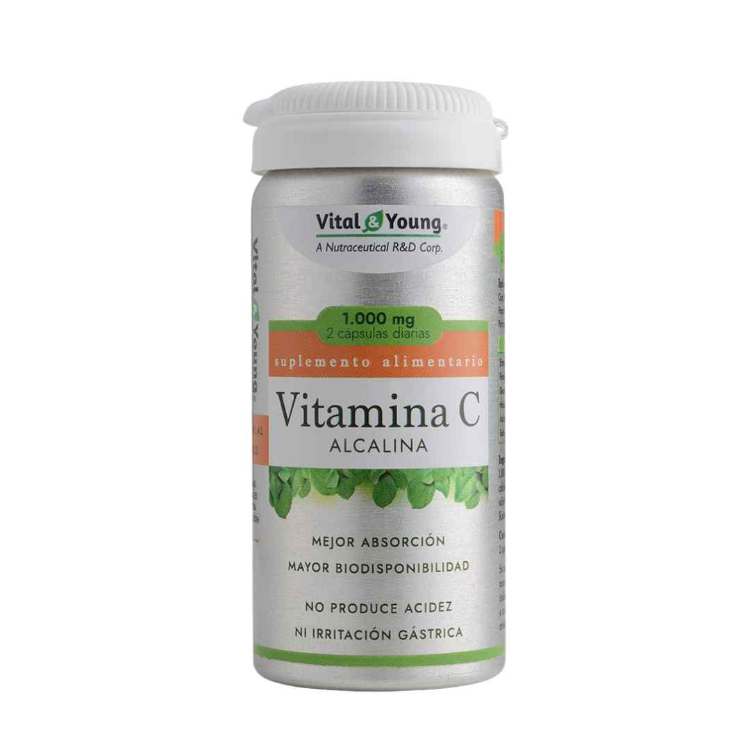 Vitamina C alcalina 1.000 mg-60 cáps