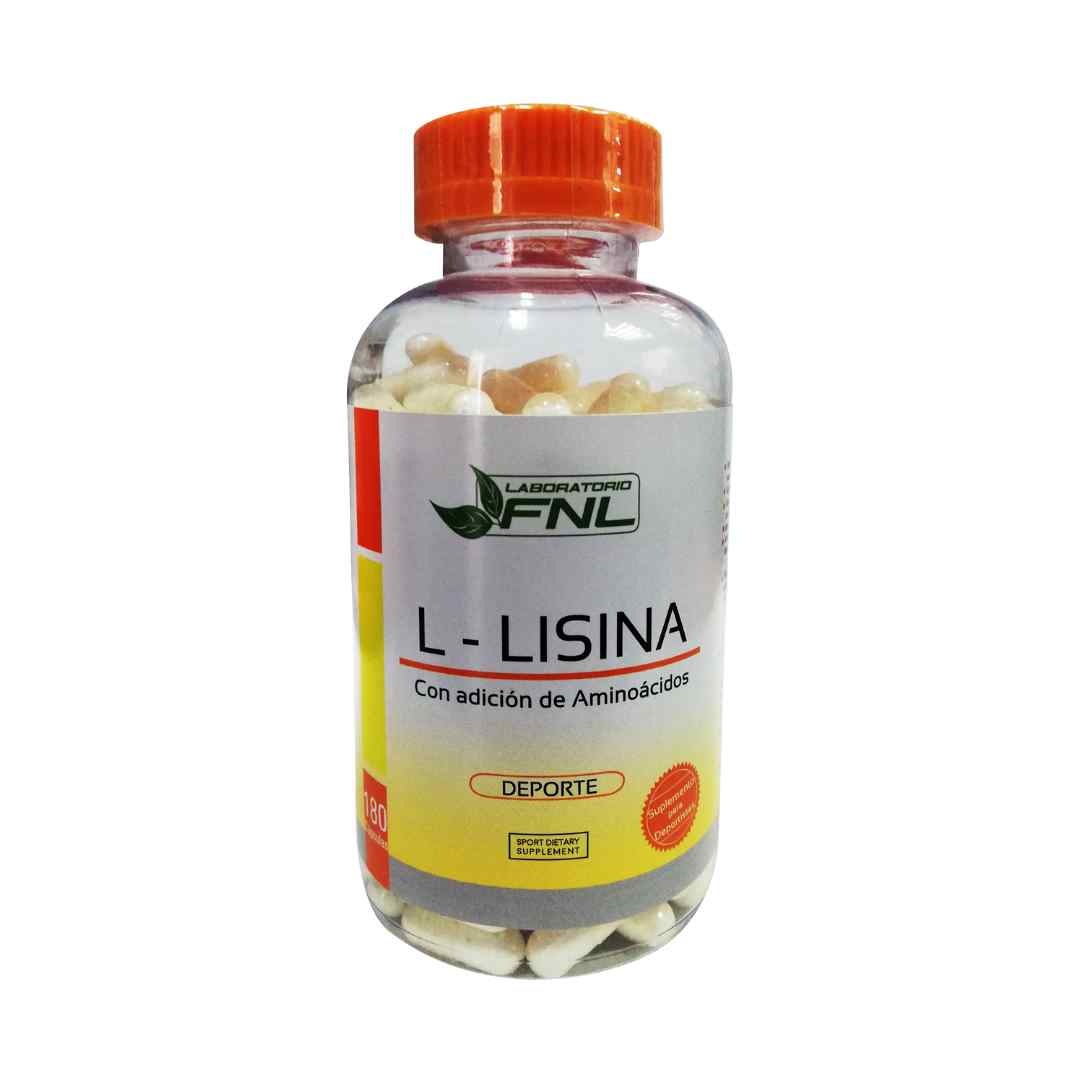 L-lisina 1.000 mg-180 cáps