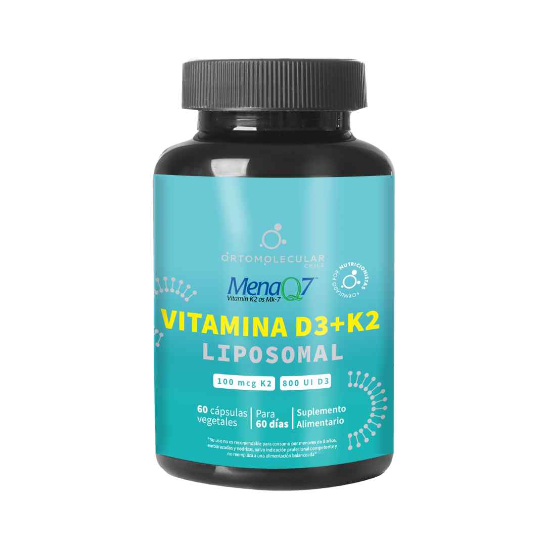 Vitamina D3+K2 MenaQ7 Liposomal 60 cáps