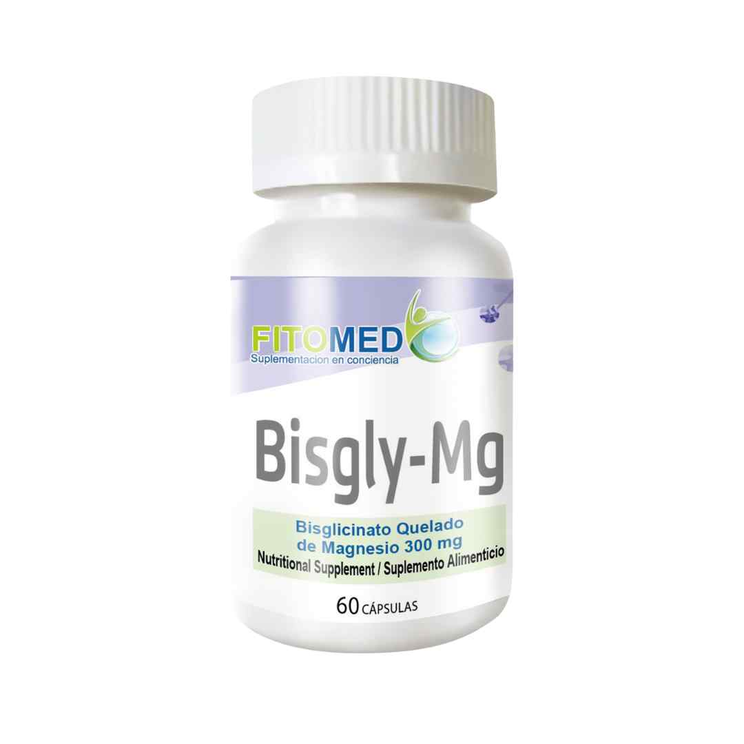 Bisgly Mg 300 mg-60 cáps