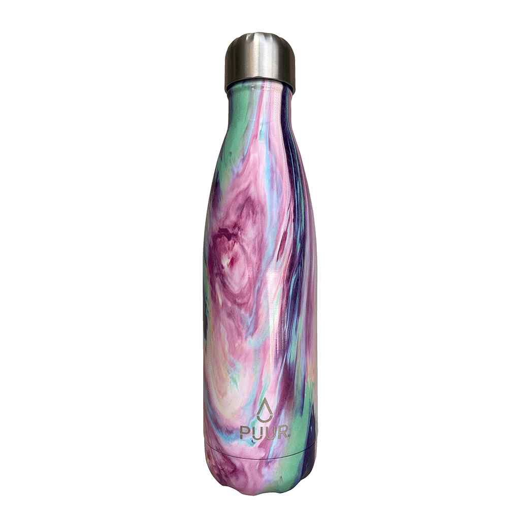 Botella Térmica Puur Bottle Pink Marble 500 ml