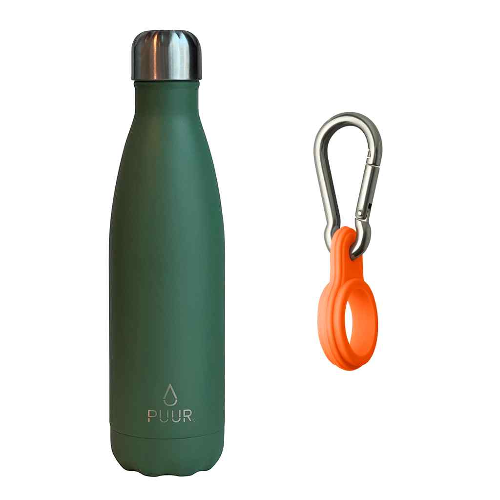 Pack Botella Térmica Puur Bottle Moss + Hook Anani