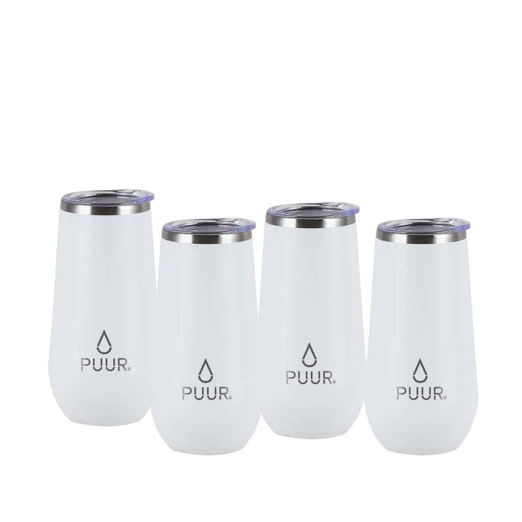 Pack de 4 Vasos Térmicos Alba 160 ml