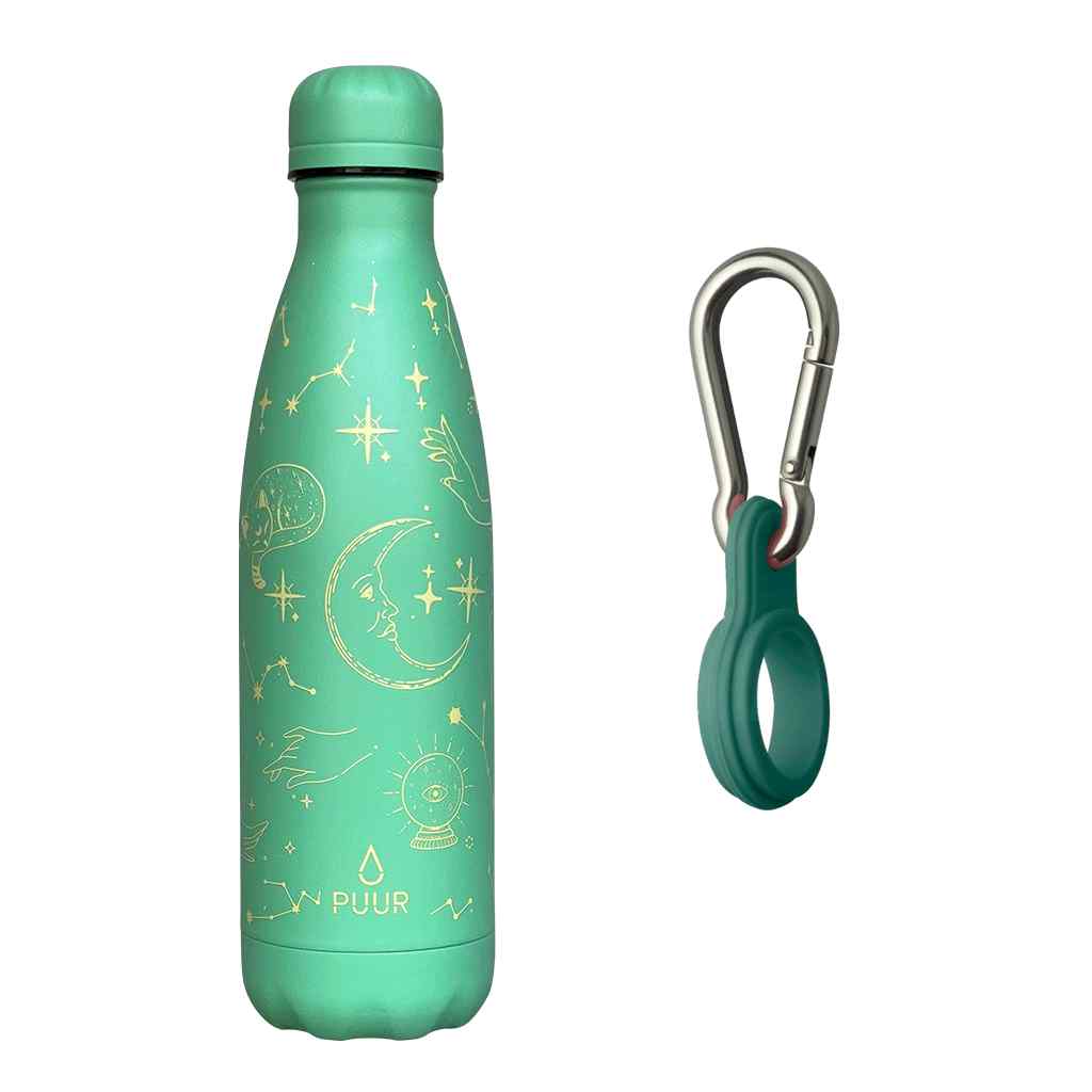 Pack Botella Térmica Puur Magic Moss + Hook Moss