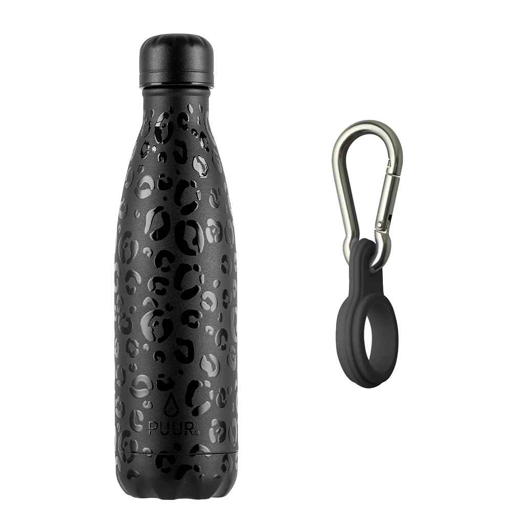 Pack Botella Térmica Puur Bottle Panther + Hook Black