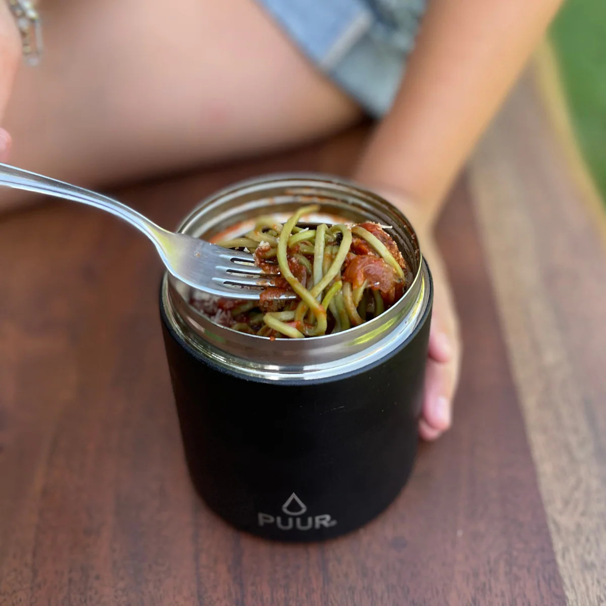 Termo de Comida Puur Food Pot Onyx 350 ml