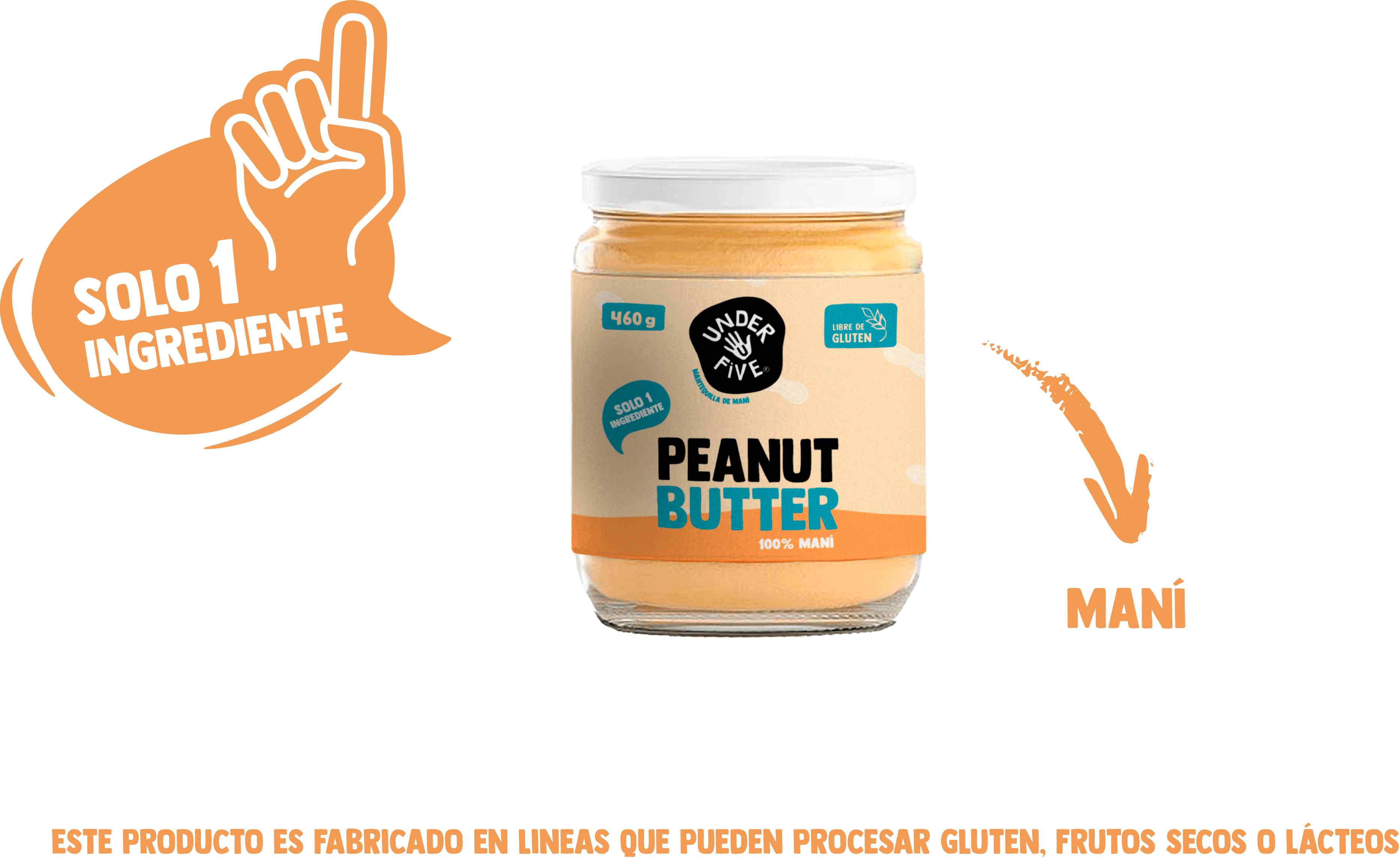 Frasco Peanut Butter 460g