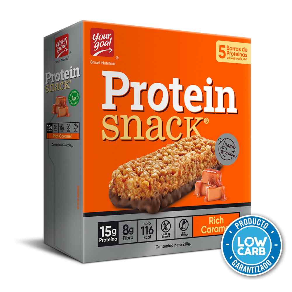 PROTEIN SNACK RICH CARAMEL - DISPLAY 5 UNIDADES