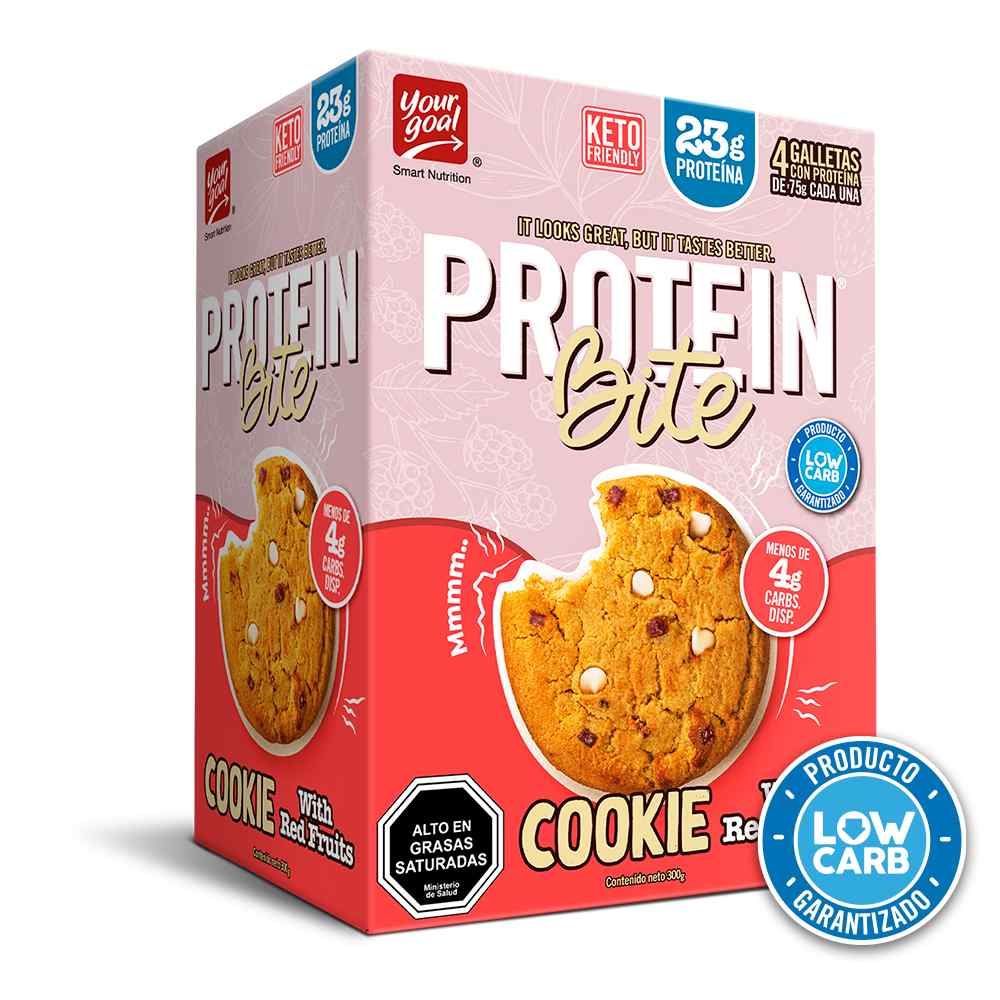 PROTEIN BITE COOKIE WITH RED FRUITS - DISPLAY 4 UNIDADES