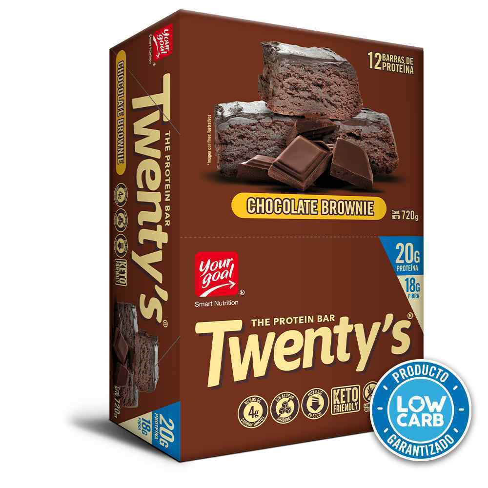 24 TWENTY'S (12 CHOCOLATE BROWNIE + 12 CHOCOLATE FUDGE)