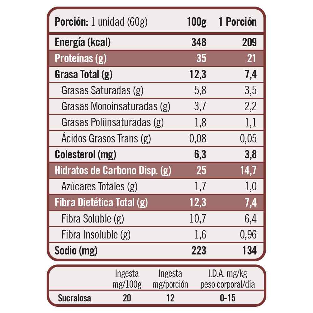 PROTEIN BITE CHOCOLATE CRUNCH - UNIDAD